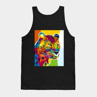 The Colorful Leopard Tank Top